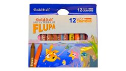 Goldfish High Quality Crayons Large for Kids 12pcs