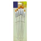 Transparent Flat Brushes 6 Pieces
