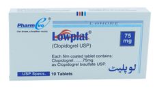 Pharm Evo Lowplat 10 Tablets 75mg