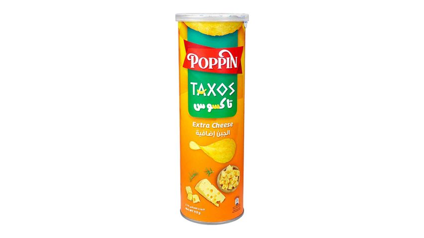 Poppin Taxos Extra Cheese 110g