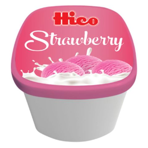Hico Ice Cream Tub Strawberry 1.5L