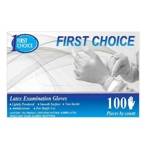 First Choice Examination Gloves Large 100 Pieces