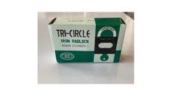 TriCircle Iron Lock (Brass Cylinder) 32mm Smll size