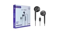Ronin R-5 Type-C Crystal Clear Sound Handsfree and Color Black 1pc