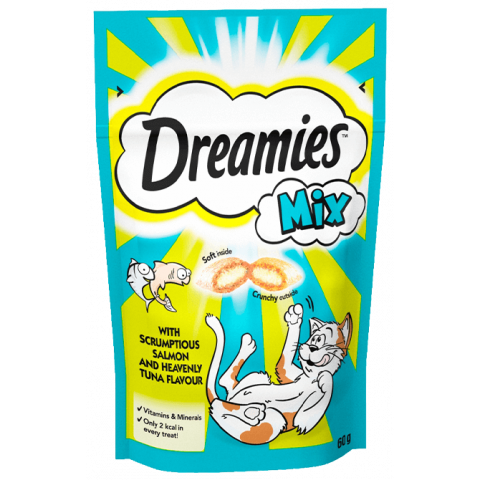 Dreamies Mix Salmon Tuna 60g