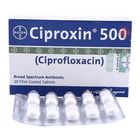 Ciproxin Ciprofloxacin (500mg) 10 Tablets
