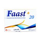 CCL (Pvt) Ltd. Faast 14 Capsules x 20mg