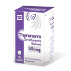 Abbott Thyronorm (50mcg) 100 Tablets