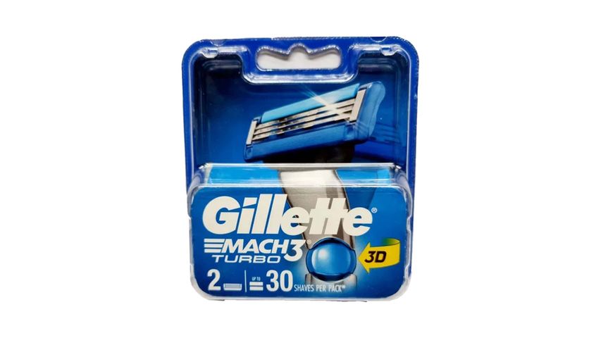 Gillette Mach3 Turbo Razor Cartridges 2 Packs