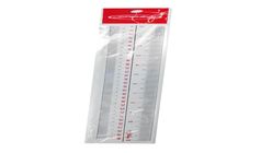 Sterling Ruler (CH 12) with Poly Bag Per Box 100pcs