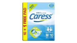 Caress Unisex Diaper Medium | 10 Pcs