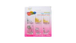 TZD P1110872 Safety Pin (Gold & Silver) 6pcs