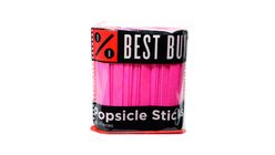 Best Buy Popsicle Sticks Pink 100pcs