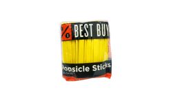 Best Buy Popsicle Sticks Yellow 100pcs