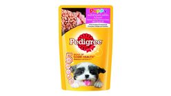 Pedigree Dog Food Wet Pouch Puppy Chicken Chunks in Gravy 130g