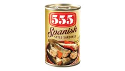 555 Spanish Style Sardines 155g