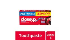Close Up Toothpaste Ever Fresh Twin Pack 2 x 90ml