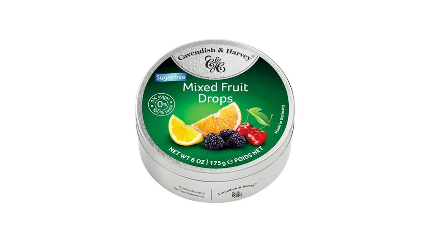 Cavendish & Harvey Mixed Fruit Sugar Free Drops 175g