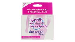 Buscopan Venus Tablets (10mg / 500mg) 4 Pieces