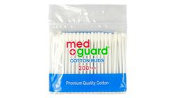 Med Guard Cotton Buds White 200 Pieces