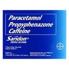 Saridon Triple Action Pain Relief Paracetamol 250mg 1 Piece