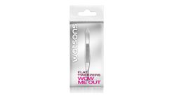 Watsons Stainless Steel Flat Tweezers 1 Piece
