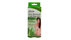 Glam Works Hair Removal Cold Wax Kit Aloe Vera and Vitamin E 50g