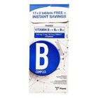 Pharex Vitamin B1 + B6 + B12 Tablet (17 Pieces + 3 Free) 20 Pieces