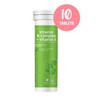 Watsons Nutrabliss Vitamin B-Complex + Vitamin E (2500mg) Effervescent 10 Tablets