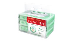 Watsons Antibacterial Wipes Pine Scented 3 Packs x 50 Pieces