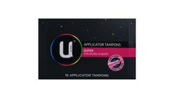 Kotex U Applicator Tampons Super 16 Pieces