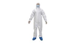 Panamed Coverall Basic White Large 1 Piece