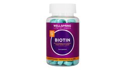 Wellspring Biotin for Hair Skin & Nail Growth Vitamin Gummies 60 Pieces