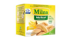 Milna Baby Biscuit Banana 130g