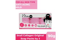 Miki San Snail - Collagen Original Soap 3 x 90g