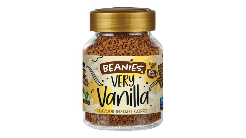 Beanies Very Vanilla Flavour Instant Coffee 50g