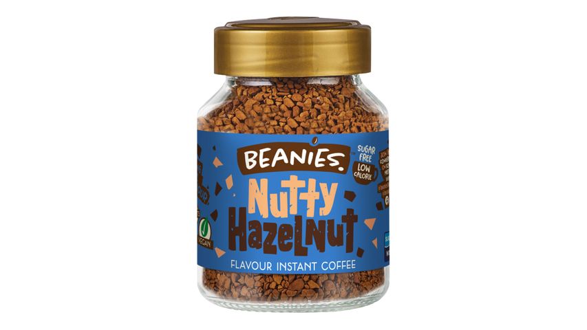 Beanies Nutty Hazelnut Flavour Instant Coffee 50g