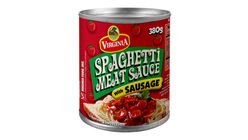 Virginia Spaghetti Meat Sauce with Sausage 380g