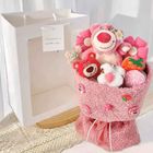 Lotso Bear Strawberry Plush Toy Bouquet 1 Bouquet