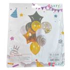 Mix Balloons Star in Black 1 Piece