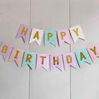 Pastel Happy Birthday Banner 1 Piece