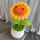 Sunflower Handmade White Woven Pot 1 Piece