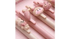 Cartoon Rabbit Gel Pen Set 6pcs