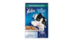 109464 Felix Adult Cat Food with Mackerel in Jelly 85g