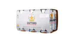 Sapporo Premium Beer 6pcs x 330ml - 7001002