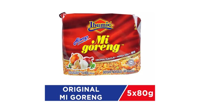 Ibumie Always Mi Goreng Asli 5's x 80 g
