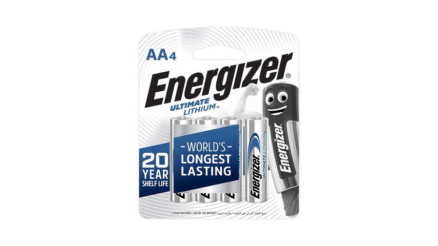 Energizer Ultimate Lithuim AA Batteries 4s