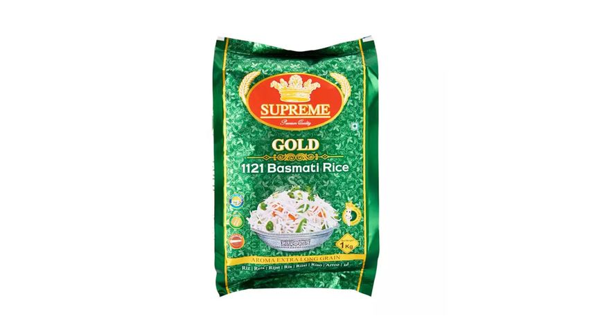 Supreme Gold 1121 Basmati Rice 1KG