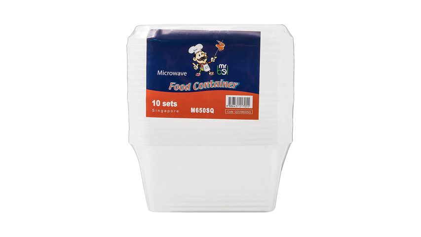 Mr Bel Square Food Container (M350SQ) 10s