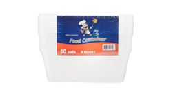 Mr Bel Rectangle Food Container (M1000RT) 10s